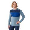 1031376 1 smartwool classic thermal merino bl colorblock crew b pewter blue heather