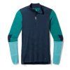 Smartwool W INTRKNT THRMLRN BL COLORBL 1/4 ZIP deep navy