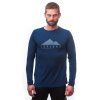sensor merino air pt explore panske triko dl rukav tm modra3