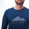 sensor merino air pt explore panske triko dl rukav tm modra5