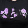 SENSOR MERINO AIR BLOOM dámské triko kr.rukáv černá4