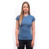 SENSOR MERINO AIR dámské triko kr.rukáv riviera blue2