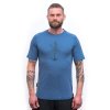 SENSOR MERINO AIR EARTH pánské triko kr.rukáv riviera blue2
