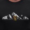 SENSOR MERINO AIR RJ EVEREST pánské triko kr.rukáv černá4