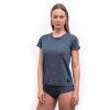 SENSOR MERINO LITE dámské triko kr.rukáv mottled blue2