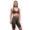 SENSOR INFINITY ECO dámské legíny biker shorts olive green4