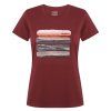 Husky Dámske bavlnené tričko Tee Vane L bordo (Veľkosť L)