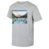 Husky Pánske bavlnené tričko Tee Lake M light grey (Veľkosť L)