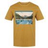 Husky Pánske bavlnené tričko Tee Lake M mustard (Veľkosť L)