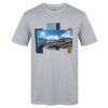 Husky Pánske bavlnené tričko Tee Skyline M light grey (Veľkosť L)