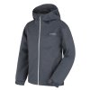 Husky Detská hardshell bunda Nelory K dark grey (Veľkosť 122)