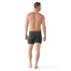 Smartwool M MERINO PRINT BOXER BRIEF BOXED black gone camping (Veľkosť L-)