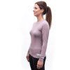 SENSOR MERINO DF dámské triko dl.rukáv mystic violet 2