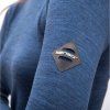 SENSOR MERINO BOLD dámské triko roll neck dl.rukáv cool blue7