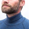 SENSOR MERINO BOLD pánské triko dl.rukáv roll neck cool blue4
