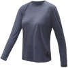 SENSOR MERINO LITE dámské triko dl.rukáv mottled blue