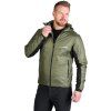 Northfinder Pánská outdoorová hybridní bunda Primaloft® FERDINANDO black dark green6
