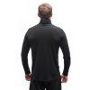 sensor merino blend panske triko dl rukav rolak cerna4