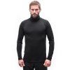 sensor merino blend panske triko dl rukav rolak cerna3
