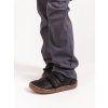 Unuo, Dětské kožené barefoot boty, Černá (Velikost 27)