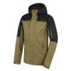 Husky Pánska hardshell bunda Nickin M khaki/black (Veľkosť L)