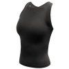 sensor infinity eco damsky crop top true black