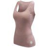 sensor merino air damske triko bez rukavu dusty pink