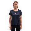 SENSOR MERINO BLEND MOON dámské triko kr.rukáv deep blue2