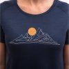 SENSOR MERINO BLEND MOON dámské triko kr.rukáv deep blue4