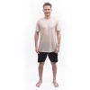 sensor merino lite panske triko kr rukav mottled beige6
