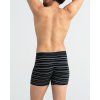Saxx VIBE XTRA BOXER BRIEF FLY black coast stripe (Veľkosť L)