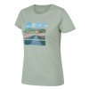 1129716 husky damske bavlnene triko tee flo l light green