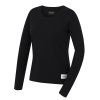 1129707 husky damske bavlnene triko tee loba l black