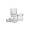 1154841 4 light my fire tumbler with snap lid short 4 pack transparent