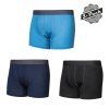 SENSOR MERINO ACTIVE 3-PACK pánské trenky černá/modrá/deep blue velikost XL (Velikost XL)