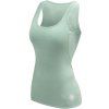 SENSOR MERINO AIR dámské triko bez rukávu basil green