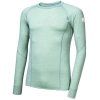 sensor merino air panske triko dl rukav basil green
