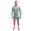 sensor merino air panske triko dl rukav basil green5