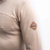sensor merino extreme up panska mikina dl rukav zip almond beige4