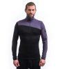 sensor merino extreme up panska mikina dl rukav zip cerna grape purple2