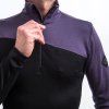 sensor merino extreme up panska mikina dl rukav zip cerna grape purple3