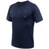 sensor merino blend typo panske triko kr rukav deep blue