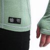 sensor merino df panske triko dl rukav s kapuci basil green5