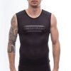 FT MEN'S CONVERT JERSEY NO SLEEVE TRUE BLACK 1