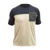 FT MEN'S HORIZON POCKET SHORT SLEEVE JERSEY SANDBLACK