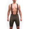 FT MEN'S SIGNATURE BIB SHORTS EVO OLIVE GREEN 2