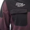FT UNISEX RIDER LONG SLEEVE SHIRT WINE REDBLACK 4