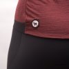 FT WOMEN'S LITE MERINO JERSEY MERLOT RED 5