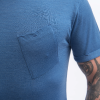 SENSOR MERINO AIR traveller pánské triko kr.rukáv riviera blue S (Velikost S)