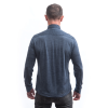 SENSOR MERINO LITE unisex košile dl.rukáv mottled blue M (Velikost M)